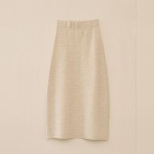 LAUREN Manoogian Bell Knit Cream Skirt